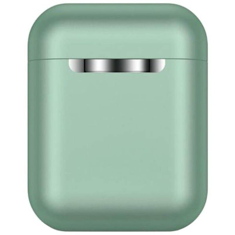 Casti Bluetooth V5.0, compatibile IOS &Android, RLN Electronics™, Docking Station, Wireless, 3D sound, Touch Control, fast charging, Verde Metalizat